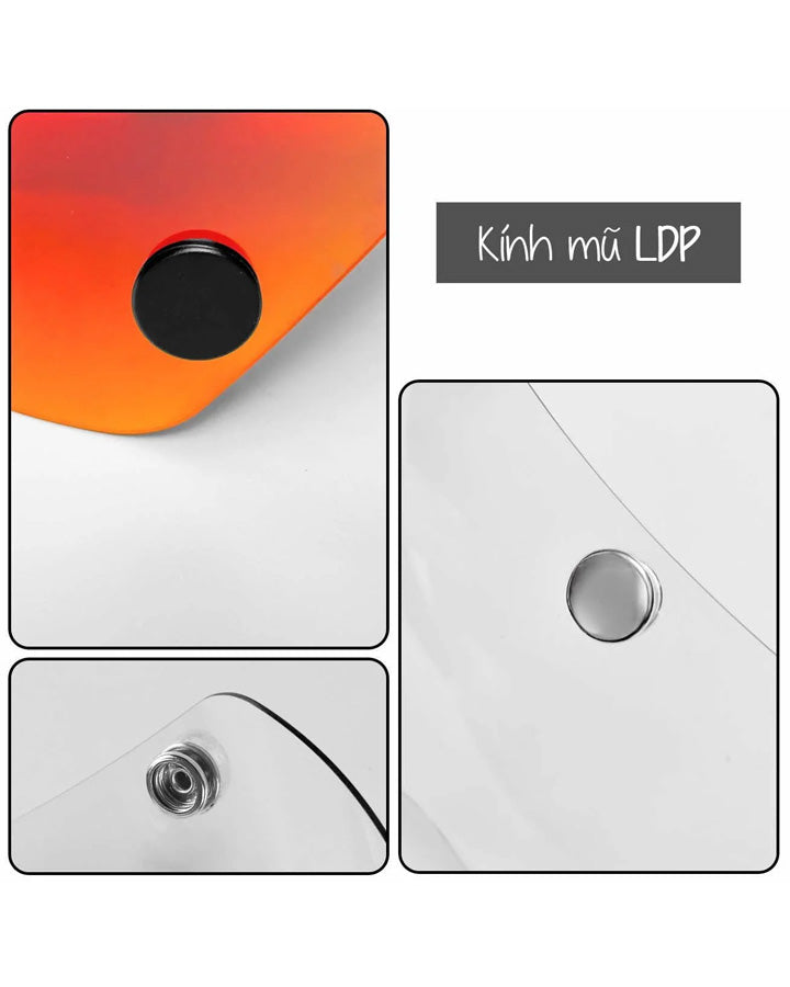 Kính Gắn Mũ Bảo Hiểm LDP
