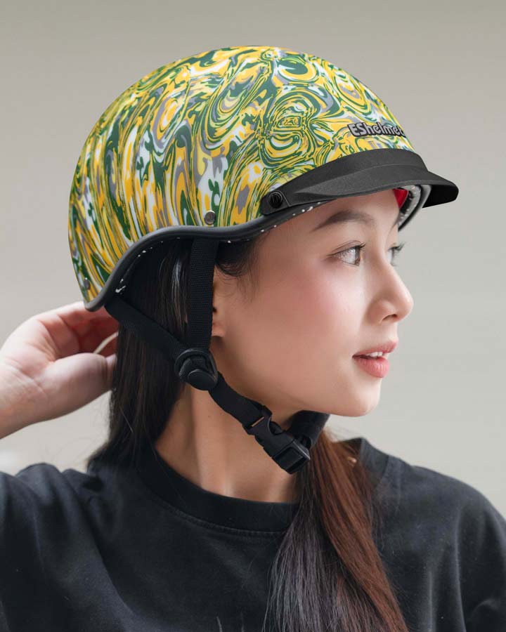 Mũ Bảo Hiểm LDP mix mái che