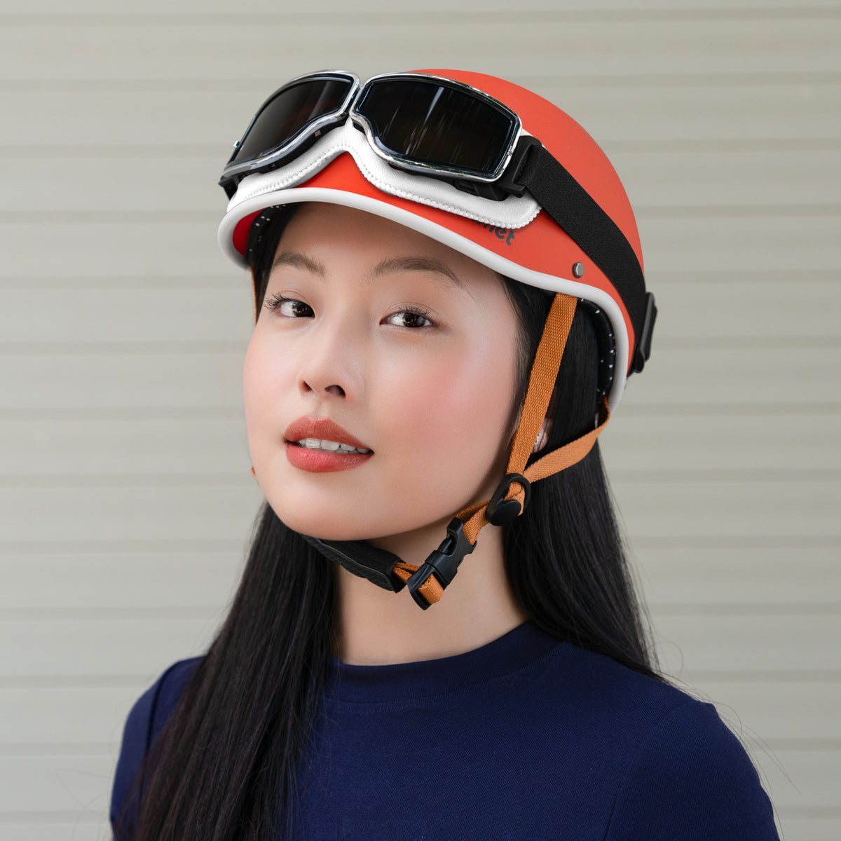 Mũ Bảo Hiểm Polo Mix Tai Và Kính