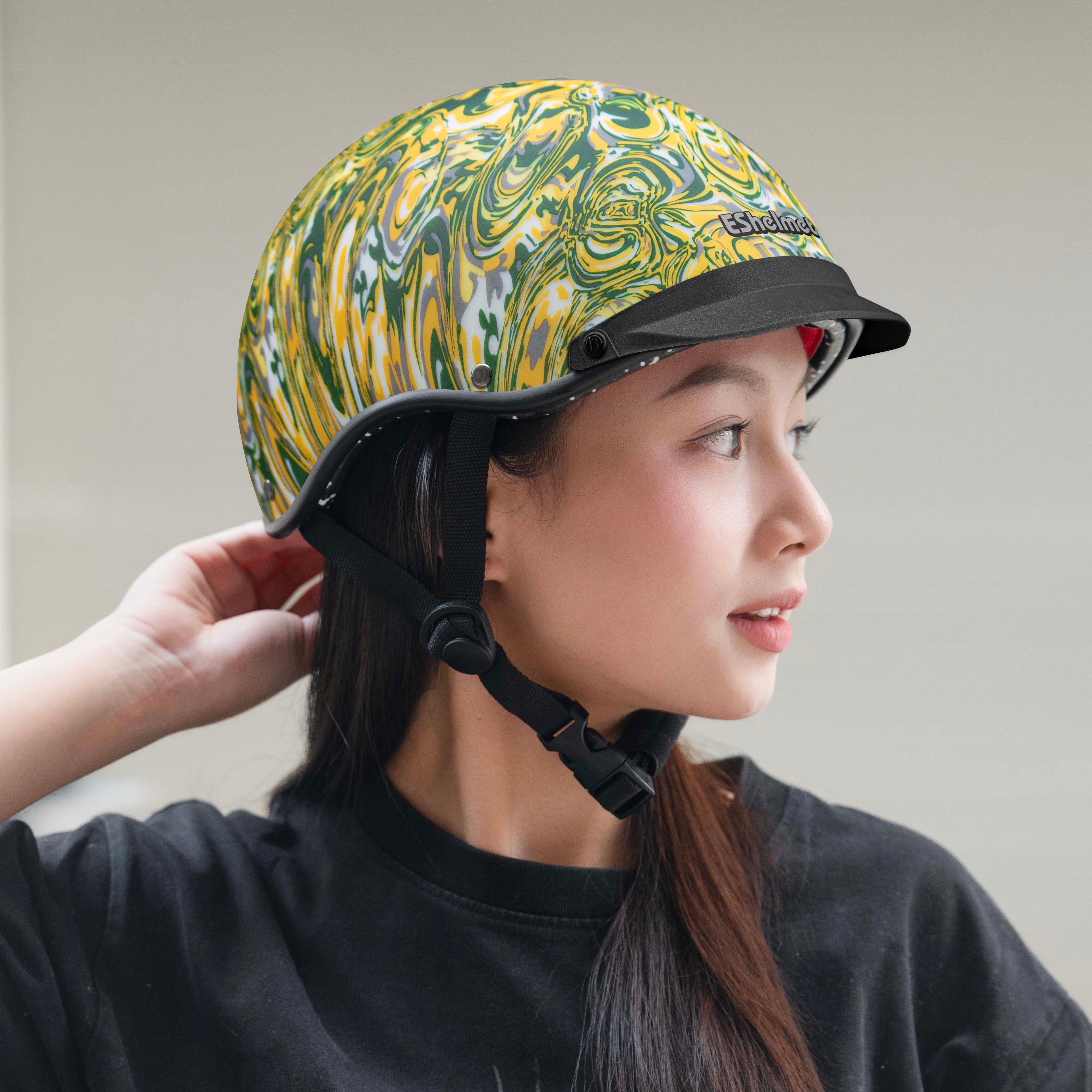 Mũ Bảo Hiểm LDP mix mái che