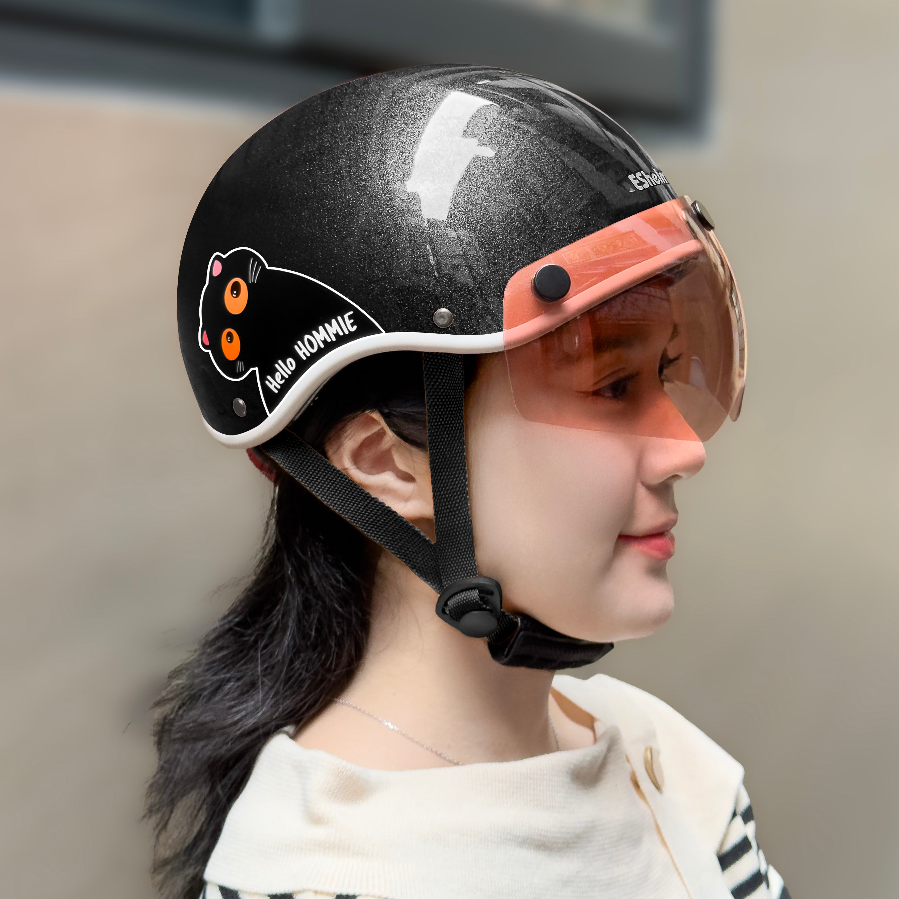 Mũ Bảo Hiểm LDP mix kính