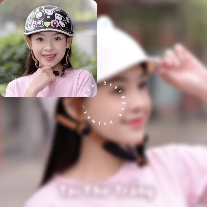 Tai Gấu Tai Thỏ gắn Mũ Bảo Hiểm